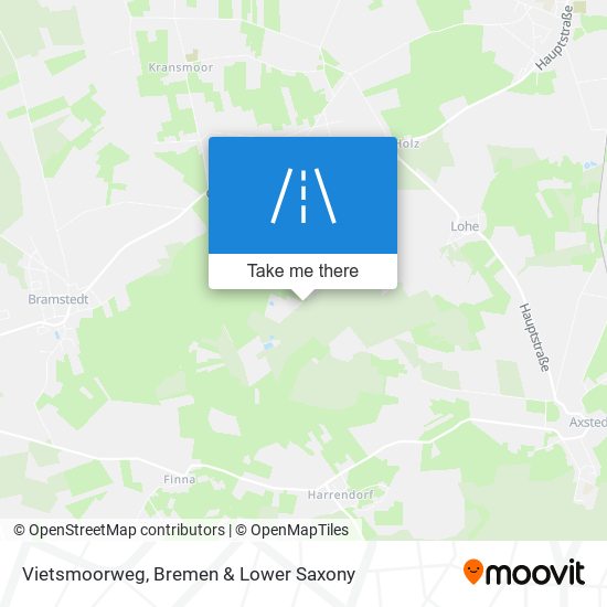 Vietsmoorweg map