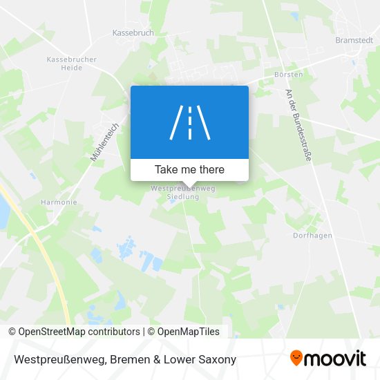 Westpreußenweg map