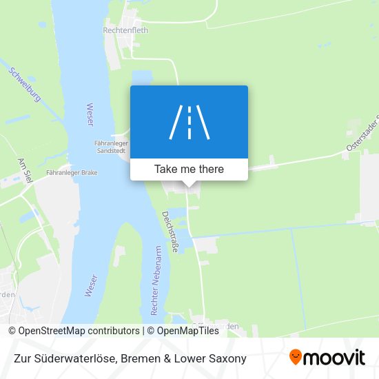 Zur Süderwaterlöse map