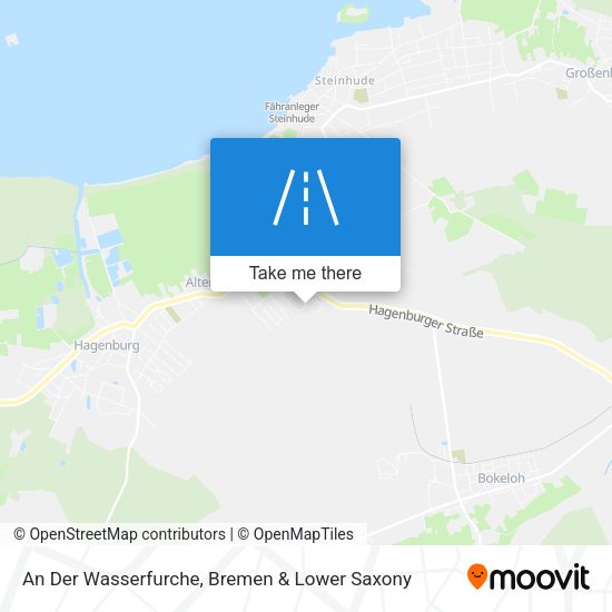 An Der Wasserfurche map
