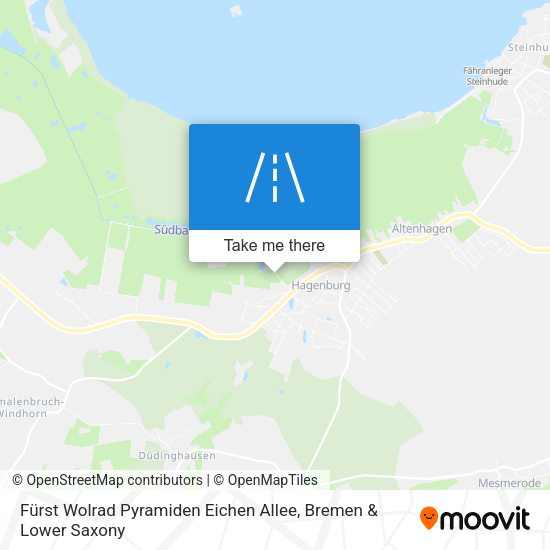 Fürst Wolrad Pyramiden Eichen Allee map