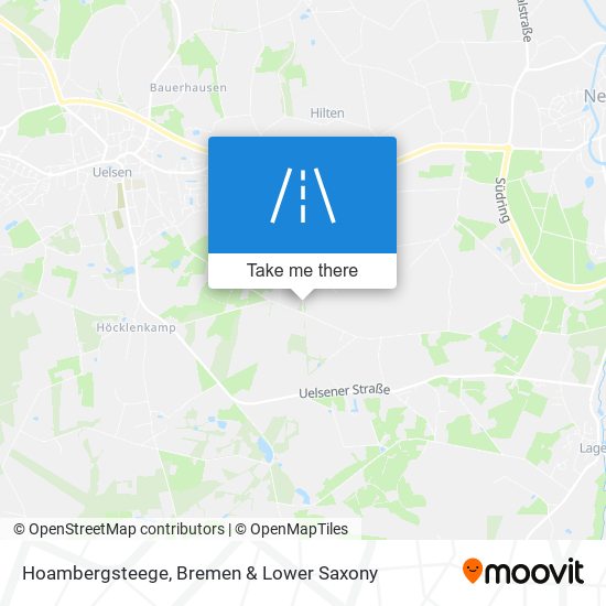 Hoambergsteege map