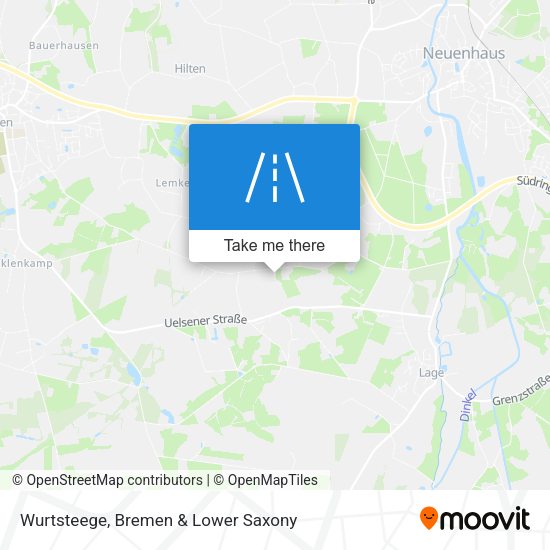 Wurtsteege map