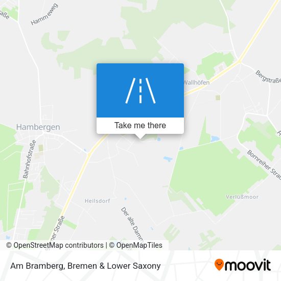 Am Bramberg map