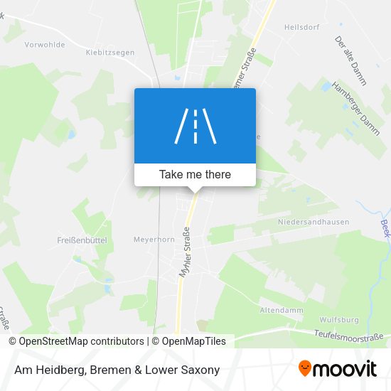 Am Heidberg map