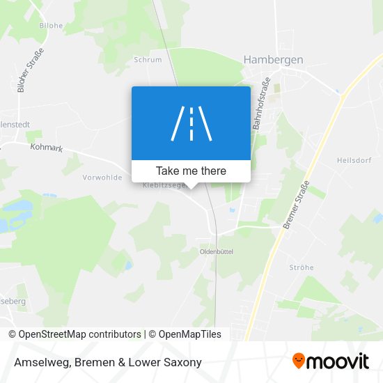 Amselweg map