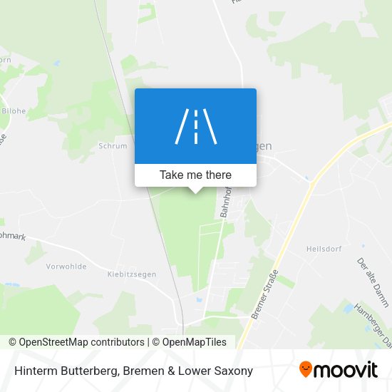 Hinterm Butterberg map