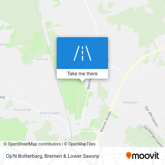 Op'N Botterbarg map