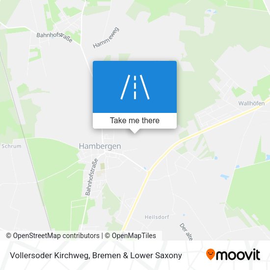 Vollersoder Kirchweg map
