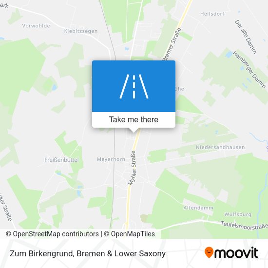 Zum Birkengrund map