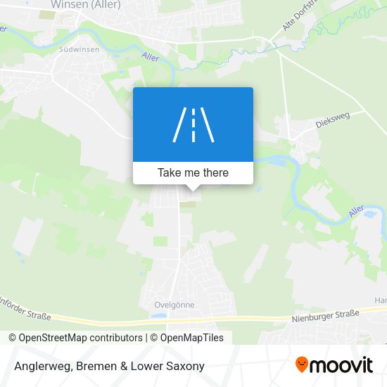 Anglerweg map