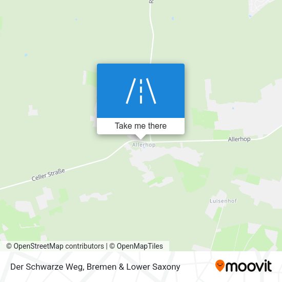 Der Schwarze Weg map