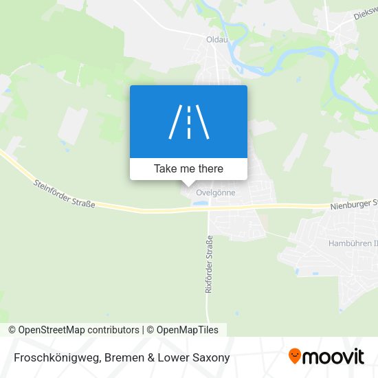 Froschkönigweg map