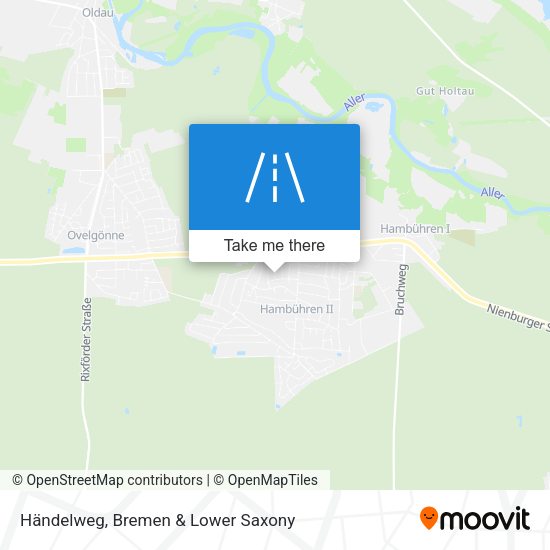 Händelweg map