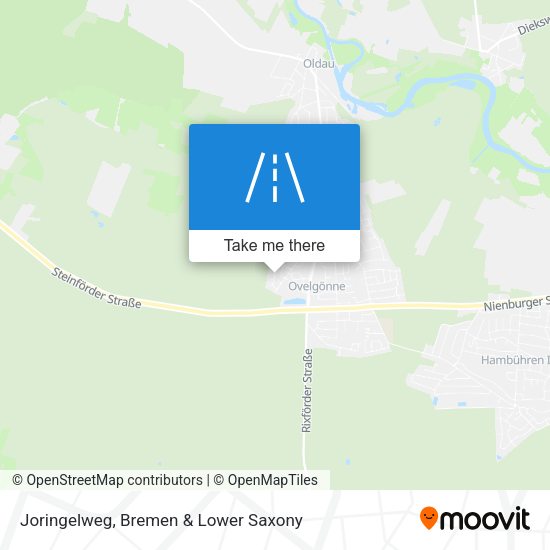 Joringelweg map