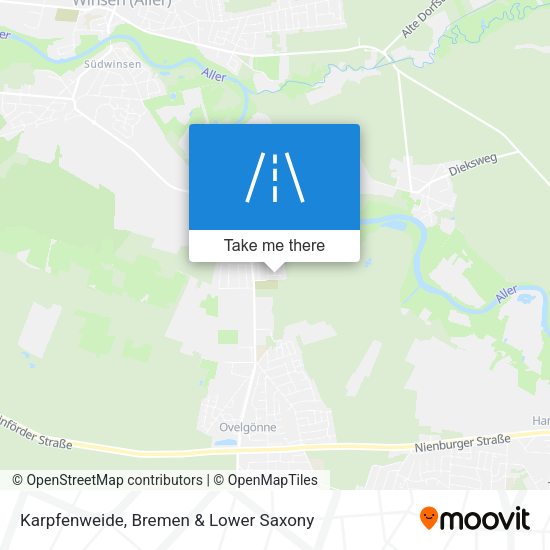 Karpfenweide map