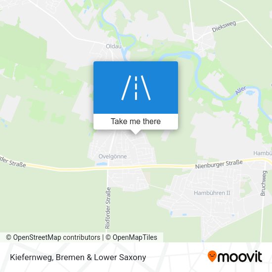 Kiefernweg map