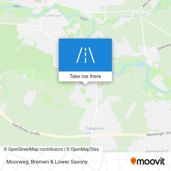Moorweg map
