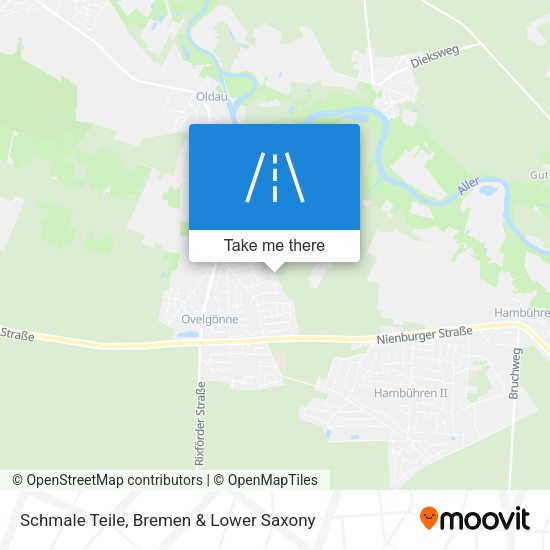 Schmale Teile map