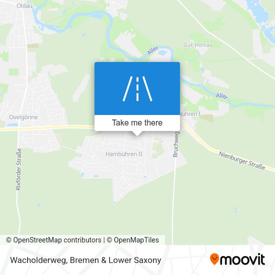 Wacholderweg map