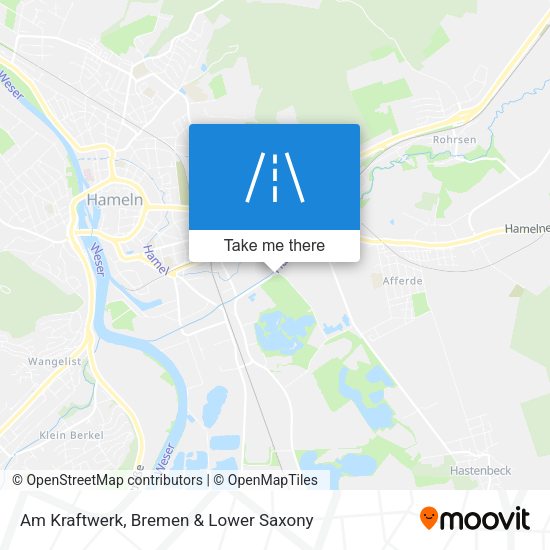 Am Kraftwerk map