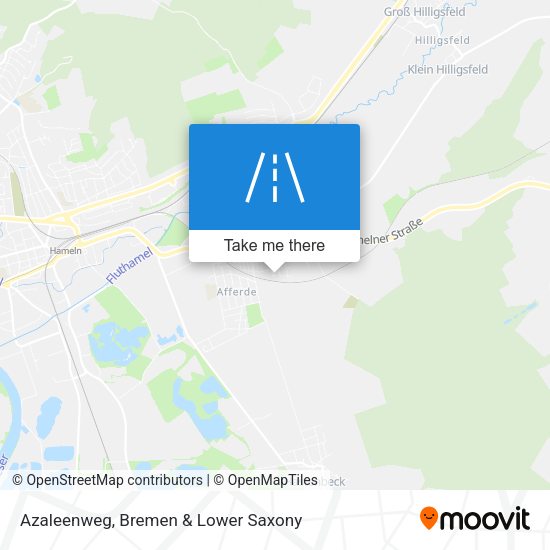 Azaleenweg map