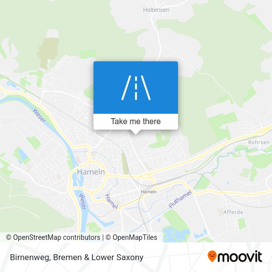 Birnenweg map