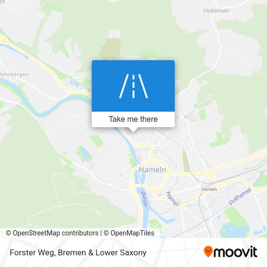 Forster Weg map