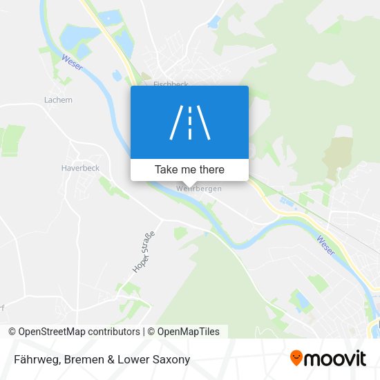 Fährweg map