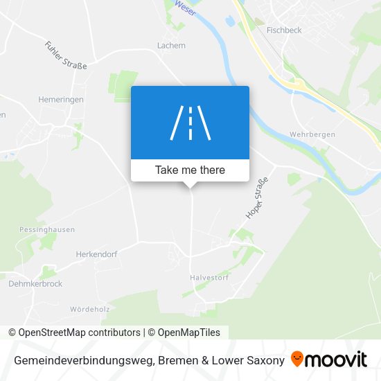 Gemeindeverbindungsweg map