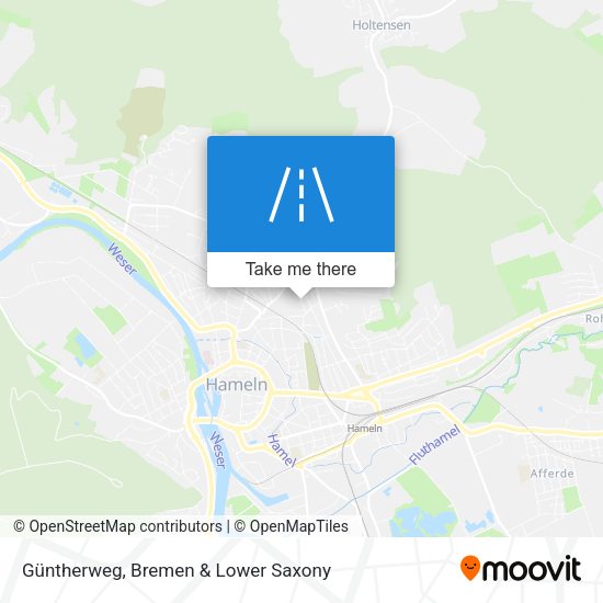 Güntherweg map