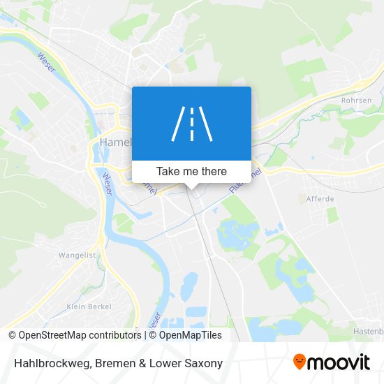 Hahlbrockweg map