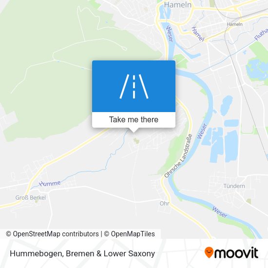 Hummebogen map