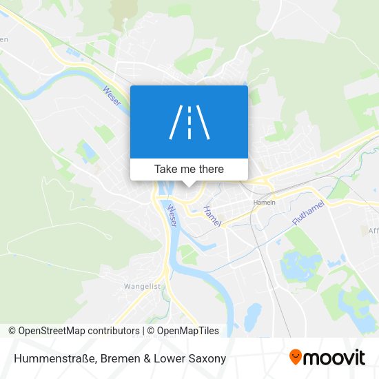 Hummenstraße map