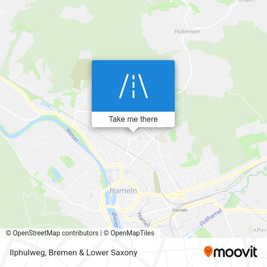 Ilphulweg map