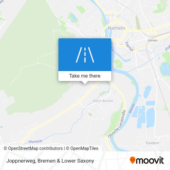 Joppnerweg map