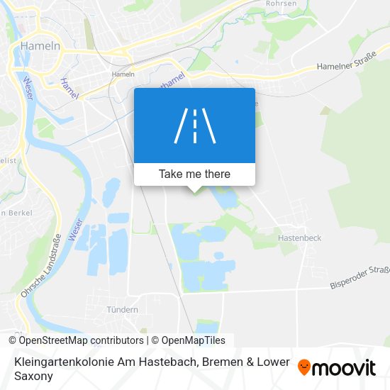 Kleingartenkolonie Am Hastebach map