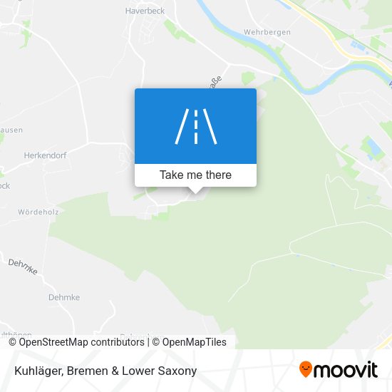 Kuhläger map