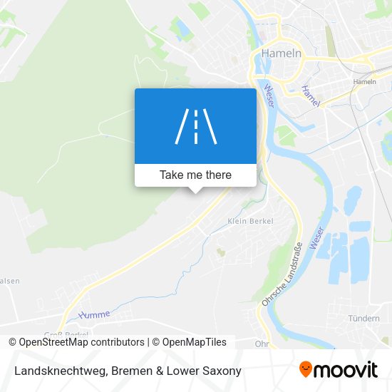 Landsknechtweg map