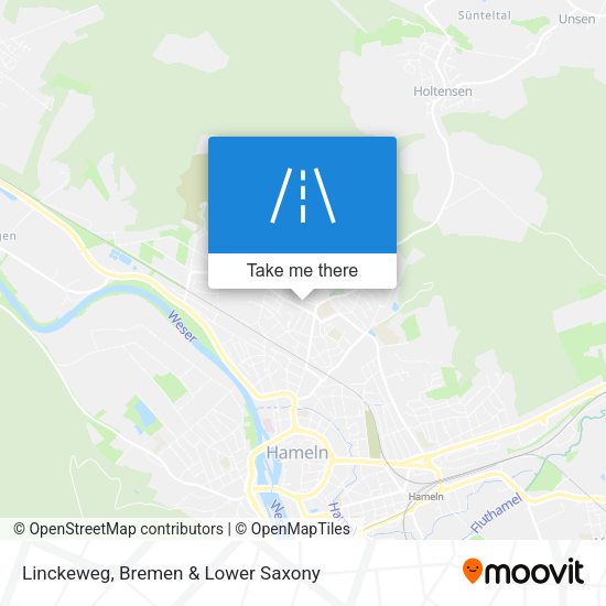 Linckeweg map