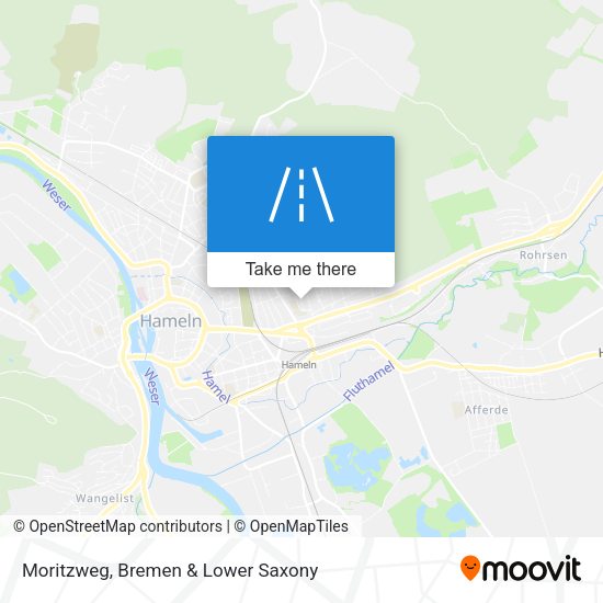Moritzweg map
