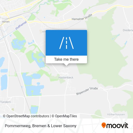 Pommernweg map