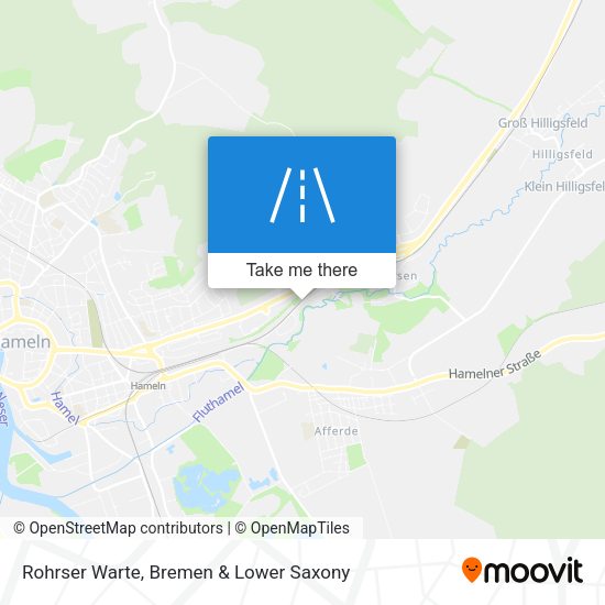 Rohrser Warte map