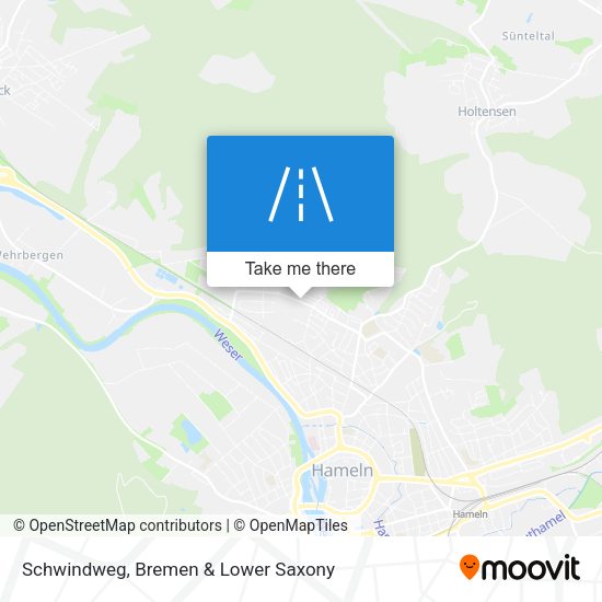Schwindweg map