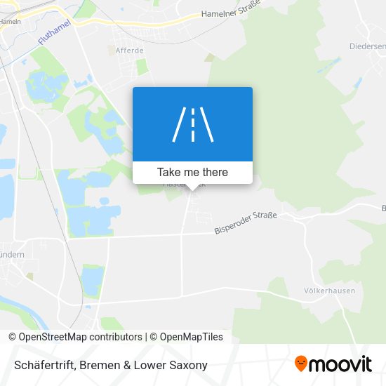 Schäfertrift map
