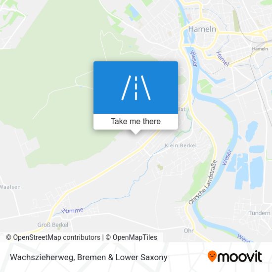Wachszieherweg map