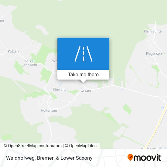 Waldhofweg map