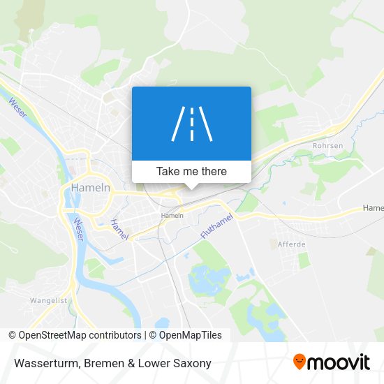 Wasserturm map