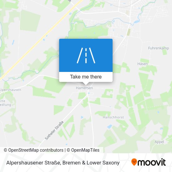 Alpershausener Straße map