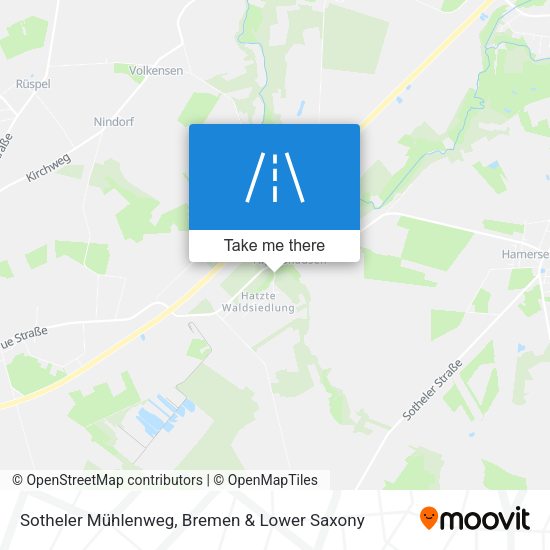 Sotheler Mühlenweg map